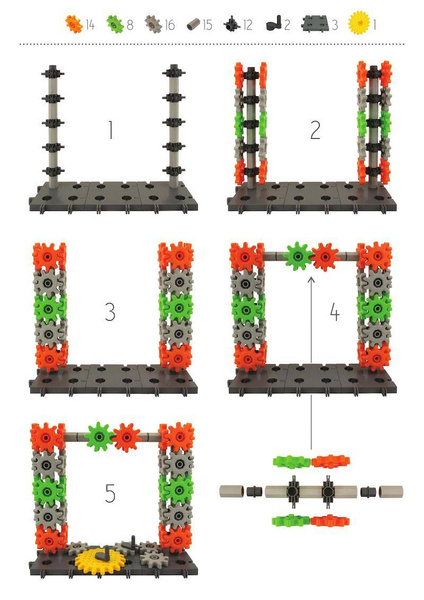 Korbo EDU Technix construction blocks 420 el.