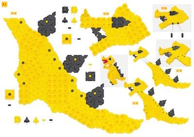 Morphun Lion and T-Rex 2374 el. - Construction blocks