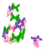 Incastro Colors Mini Pink blocks 40 el.