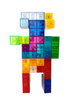BIG Magic Cubes magnetic blocks 68el.