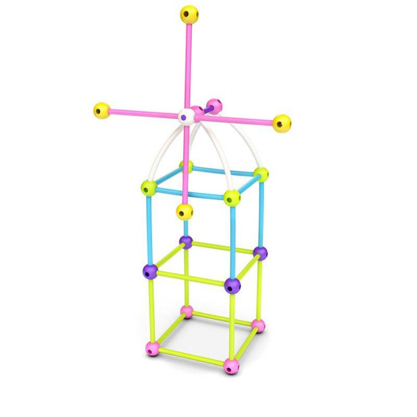 Klocki Meli Stik Pink 600 el. – konstrukcyjne patyczki 3+
