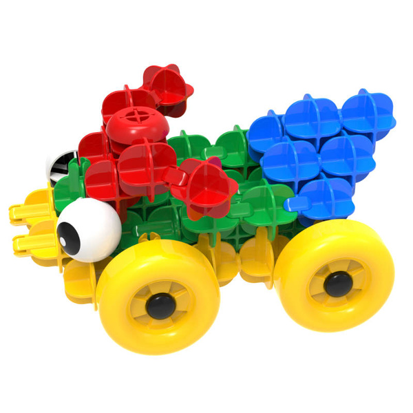 Klocki konstrukcyjne Molyka Yellow Box 158 elementów 3+ – Molyka