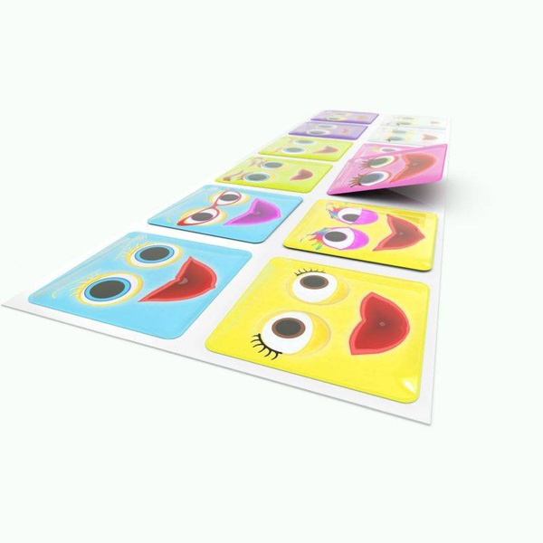 Klocki Meli Emoti Pretty 12 figurek – kolorowe buźki 3+