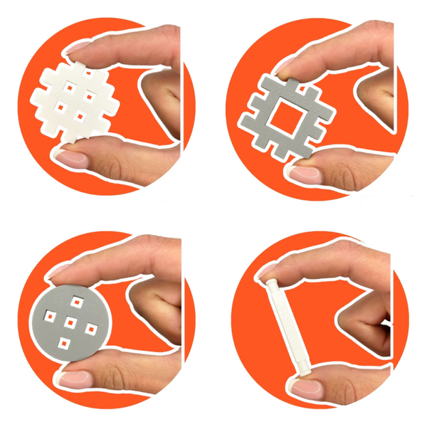 Mini Waffle Constructor Expert 301 el. blocks.