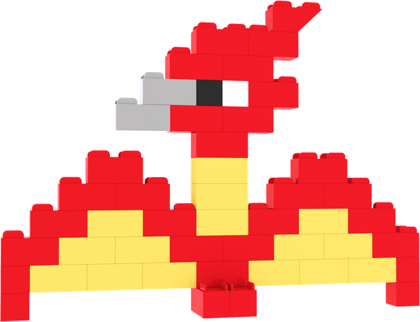 Klocki konstrukcyjne dinozaury 750 el. – Little Architect 5+