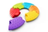 Soft BiBi Puzzle Circle – układanka sensoryczna 6 el. od 6m