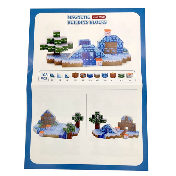 Magnetic blocks - MagCraft - 108 el.