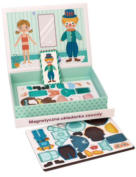 Magnetic puzzle board - Occupations
