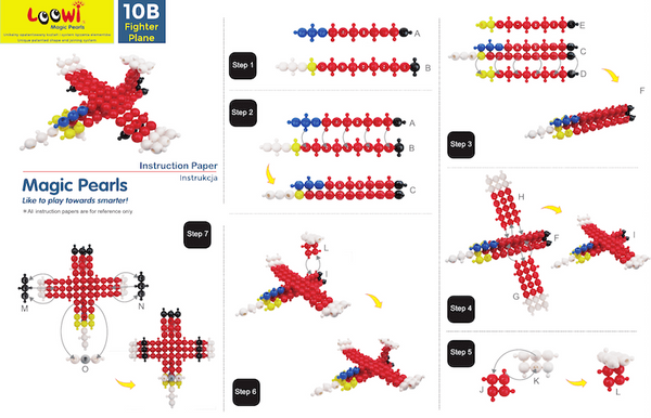 Klocki kulki Loowi - Zestaw edukacyjny 525 el.