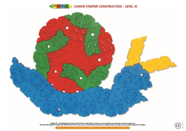 Morphun Gearphun 500 el construction block set. + Instructions 60 pp. A4