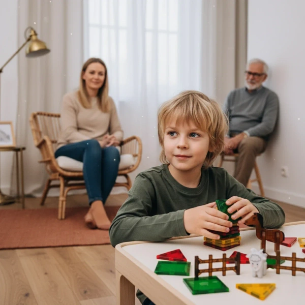 Klocki magnetyczne farma 26 el. – Magnetic Tiles 3+