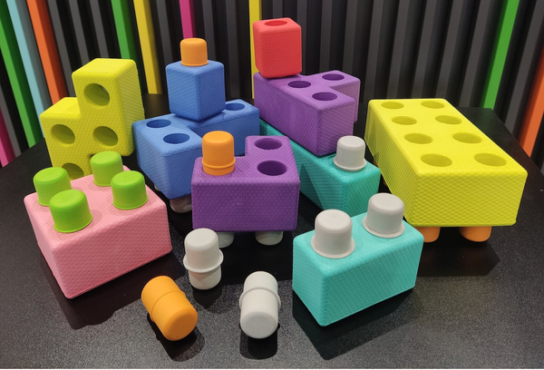 Tetris foam blocks - 45 el.