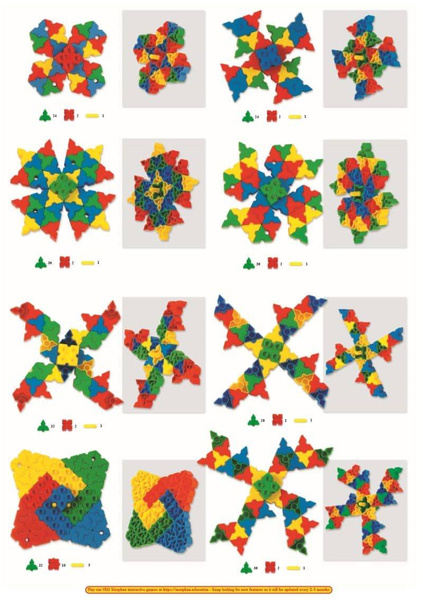 Morphun Spinning tops 100 el. - Construction blocks