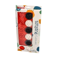 Puzzle kontrastowe - sensoryczne kółeczka XL