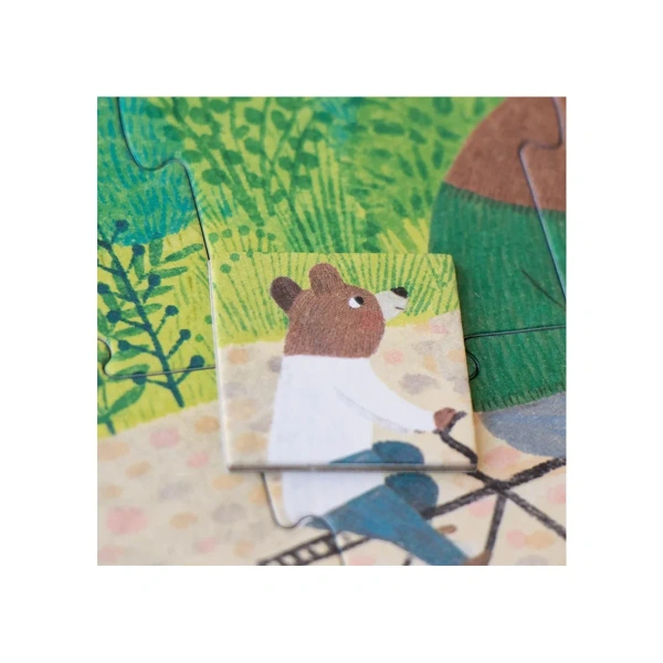 Puzzle 100 elementów Pewnego razu... z grą obserwacyjną – Londji 5+