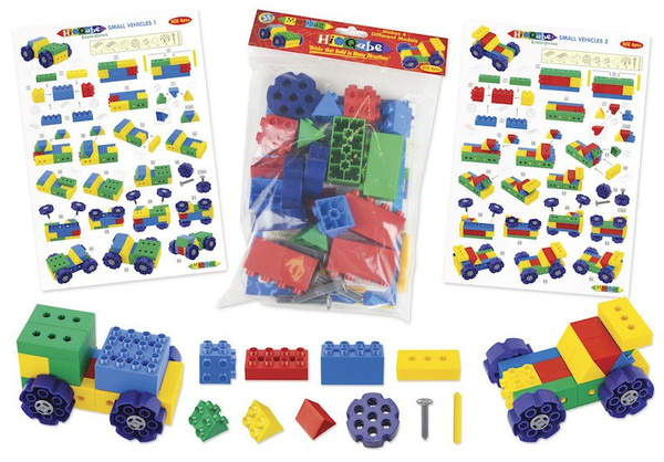 Morphun Hi-Qube 4 Pojazdy - Klocki konstrukcyjne