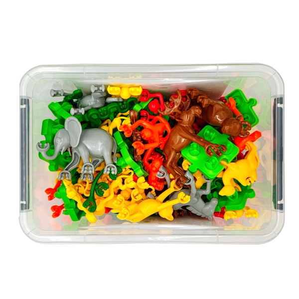 Animals RopeZoo 108 el. - educational building blocks