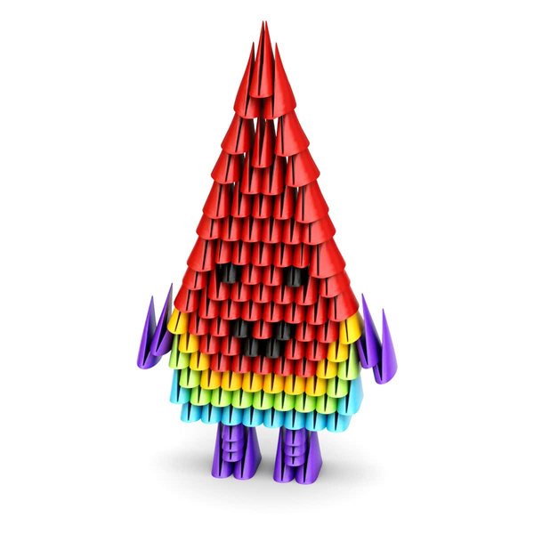 Klocki konstrukcyjne Meli Gami 500 elementów origami – zestaw 5+