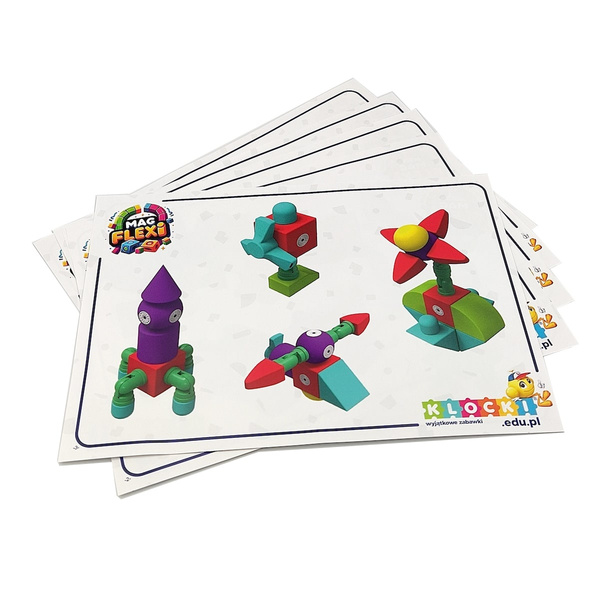 Magnetic foam blocks - MagFlexi - 75 el.