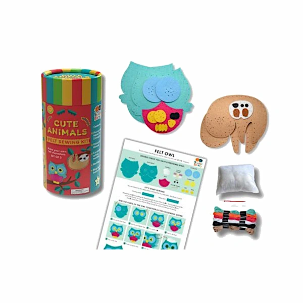 Buddy & Barney zestaw do szycia zwierzątka – filcowe figurki 3+