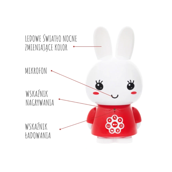 Alilo Honey Bunny G6 RED - red