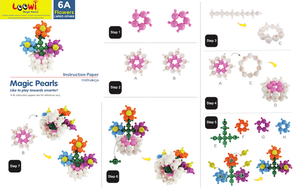 Klocki konstrukcyjne Loowi kulki zestaw edukacyjny 525 elementów 4+