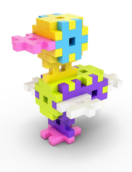 Meli Maxi Pink 50 el construction blocks.