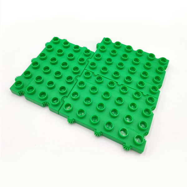 Baza płytka konstrukcyjna do klocków Morphun zielona – 12 el. 3+