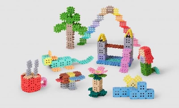 Mini Waffle Pastel 500 el. Construction blocks