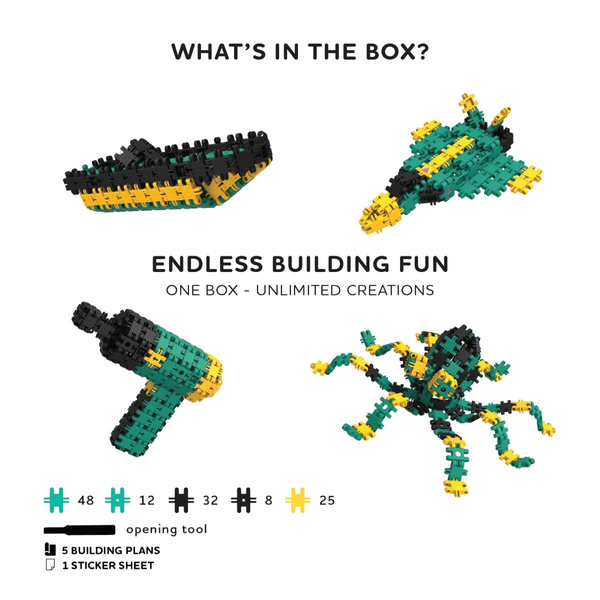Klocki Nano Clics Kreatywni Budowniczowie 125 el. 8+