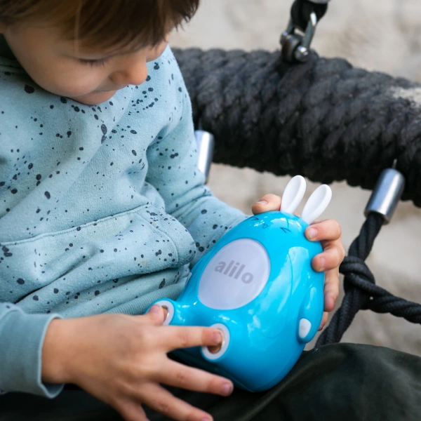 Alilo happy bunny P1 BLUE - blue