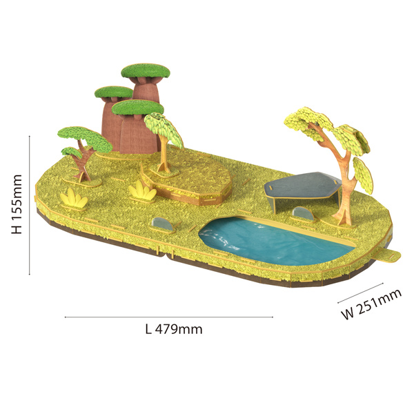 Half Toys Animal World Safari – magnetic 3D figures age 3+