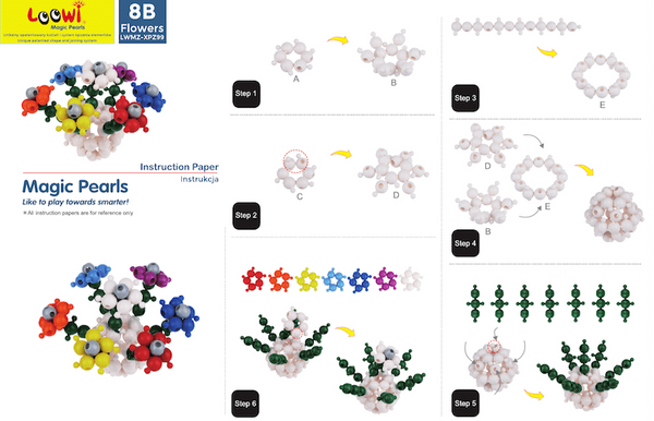 Klocki konstrukcyjne kulki 525 elementów – Loowi od 4 lat
