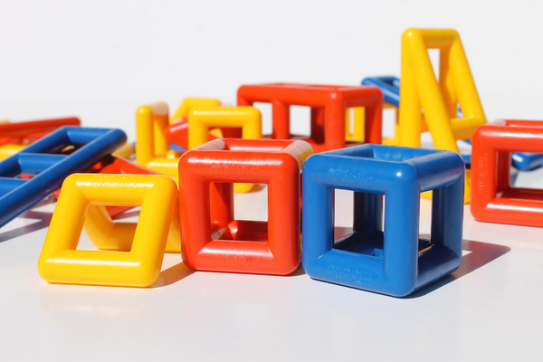 Complementary set of Mobilo blocks - Geometric Pack - 28 el.