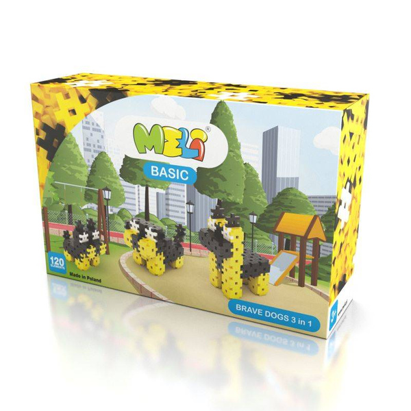 Meli Basic Brave Dogs 3in1 blocks 120 el.
