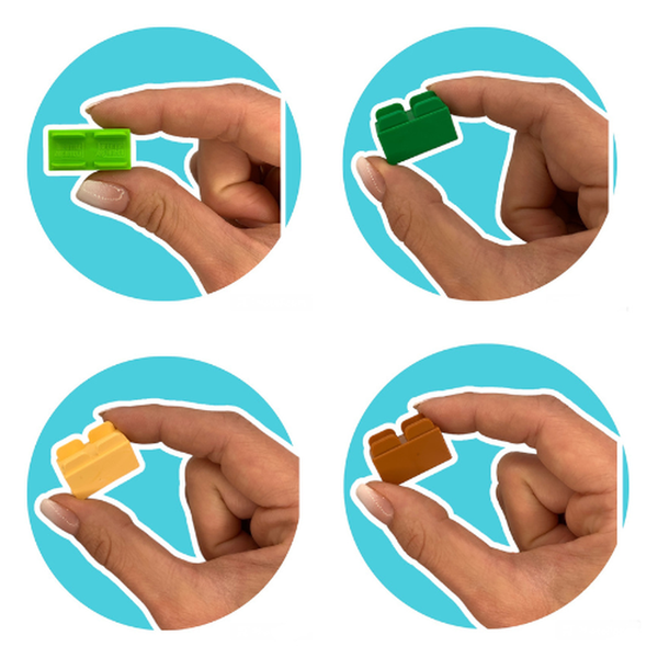 Klocki konstrukcyjne dinozaury 750 el. – Little Architect 5+