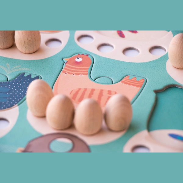 LONDJI Puk Game! Puk! Here's the fox! - family board game