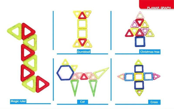 Magical Magnet 168 el. - Magnetic blocks