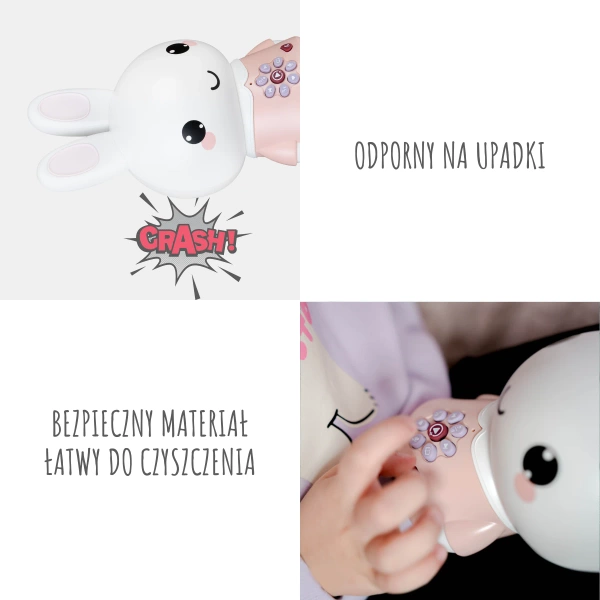 Króliczek Alilo Honey Bunny G6PRO PINK - różowy
