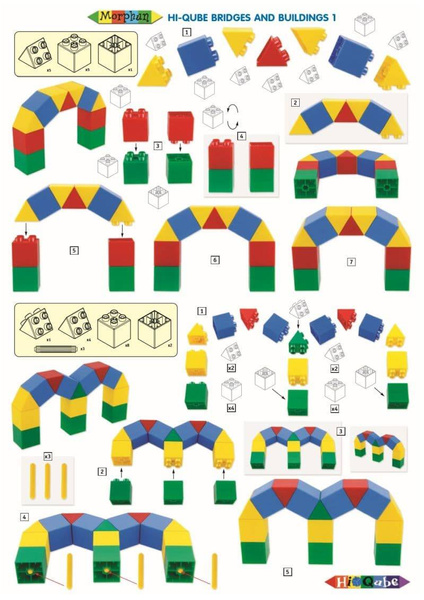 Morphun Hi-Qube 4 Pojazdy - Klocki konstrukcyjne