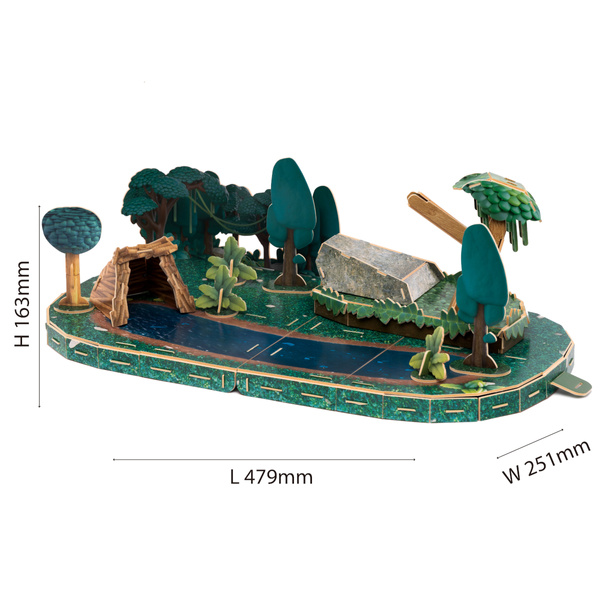 Magnetyczne figurki 3D zwierząt leśnych – Half Toys 3+