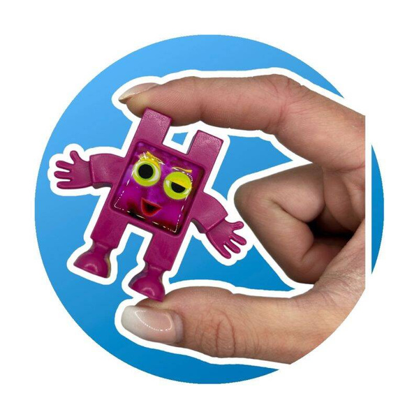 Klocki Meli Emoti Happy 12 figurek z naklejkami emocji – 3+