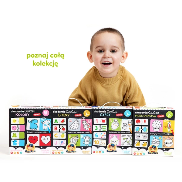 Gra edukacyjna CzuCzu Akademia Przeciwieństwa nauka par 2+