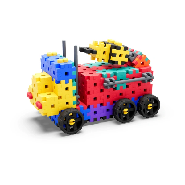MELI Basic Tech+ 130 – Construction Blocks with Wheels and Axles