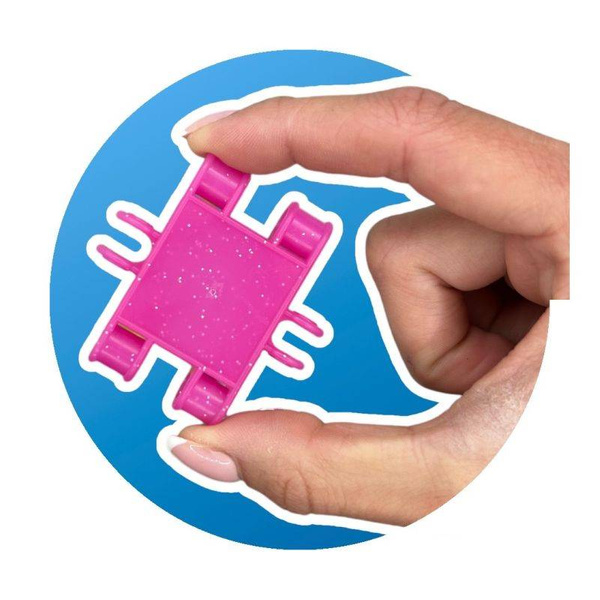 Klocki Clics Wiaderko 8w1 Glitter brokatowe 175 el. 4+