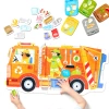Puzzle CzuCzu Moto puzzle Śmieciarka dla maluchów 2+