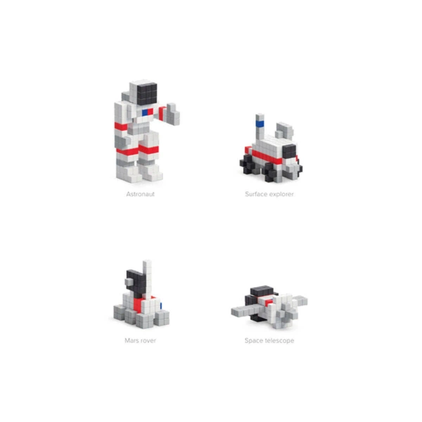 Klocki magnetyczne Pixio NASA Deep Space Mission 214 elementów 6+