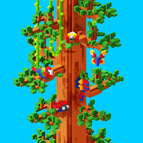 Klocki Magnetyczne Pixio Bright Animals 90 | Story Series