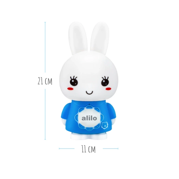 Króliczek Alilo Big Bunny G7C BLUE - niebieski