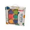 Sensoryczne puzzle kształty kontrastowe – Mom's Care 6m+